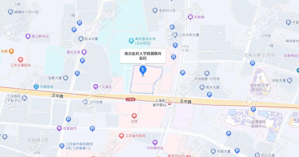 南京醫科大學附屬眼科醫院地址
