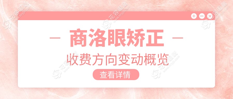 商洛眼矯正收費方向變動概覽