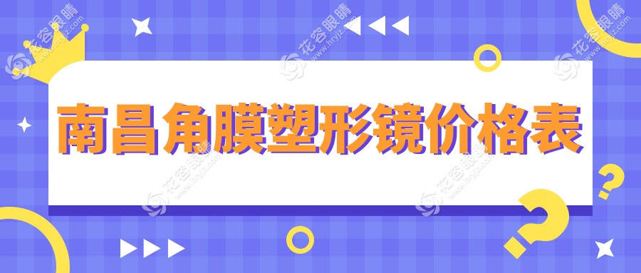 南昌角膜塑形鏡價(jià)格表
