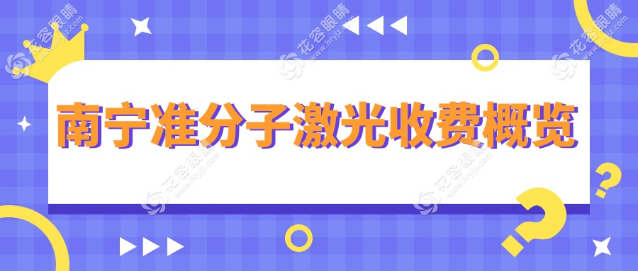 南寧準(zhǔn)分子激光收費概覽