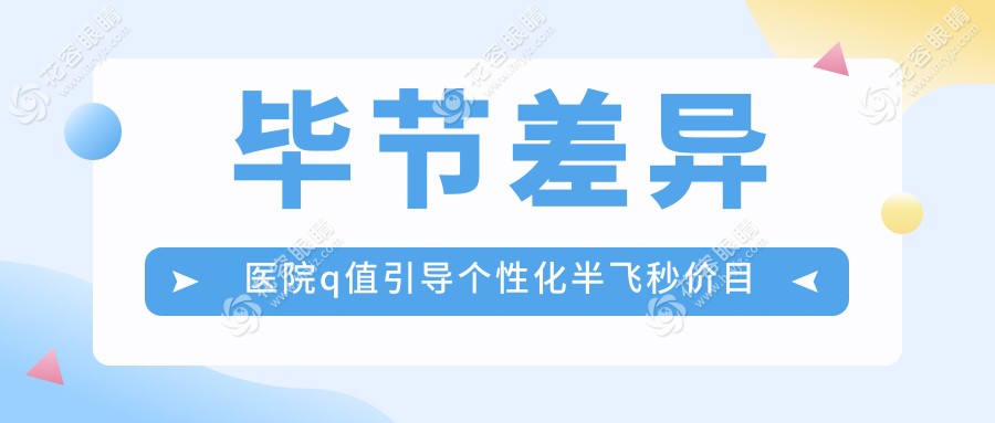 畢節(jié)差異醫(yī)院q值引導(dǎo)個性化半飛秒價目單