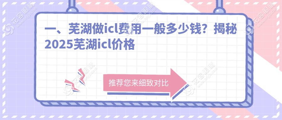 蕪湖icl手術(shù)費(fèi)用揭秘！權(quán)威眼科機(jī)構(gòu)價格表&醫(yī)院地址全解析，近視朋友必看！
