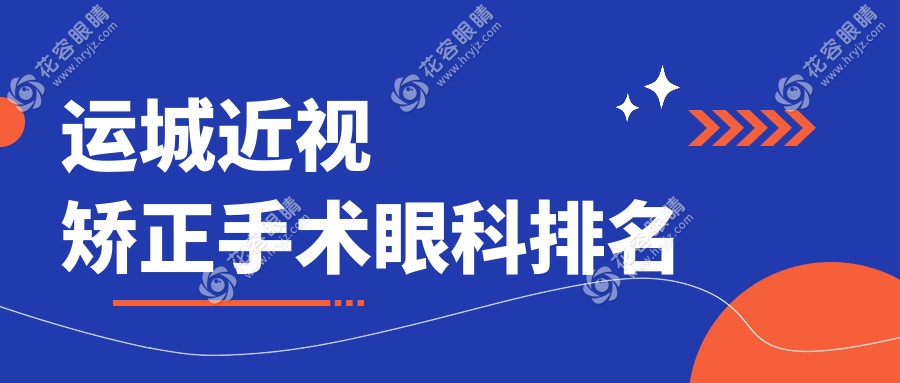 運城近視矯正手術(shù)哪家強？揭秘當(dāng)?shù)匮劭漆t(yī)院優(yōu)選價格表，矯正視力不迷路