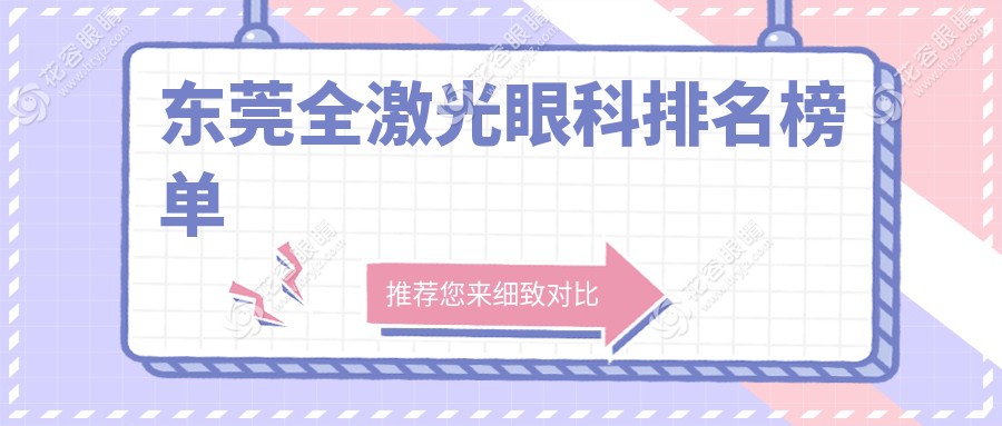 東莞全激光眼科哪家強(qiáng)？揭秘價(jià)格表與醫(yī)院地址一手資料