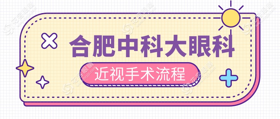 合肥中科大眼科近视手术流程