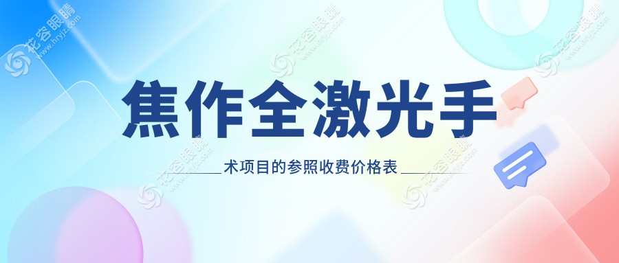 焦作全激光VS半飛秒近視手術(shù)大揭秘！14800元全激光 vs 12800元半飛秒，哪種更適合你？焦作近視朋友必看！
