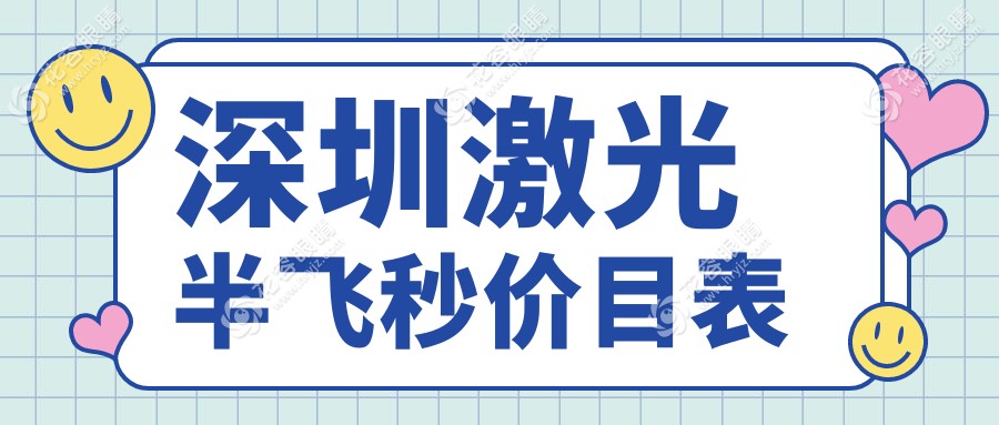 深圳近視矯正大揭秘！全激光14800元VS愛爾康飛秒10800元，全飛秒同價首選哪家？