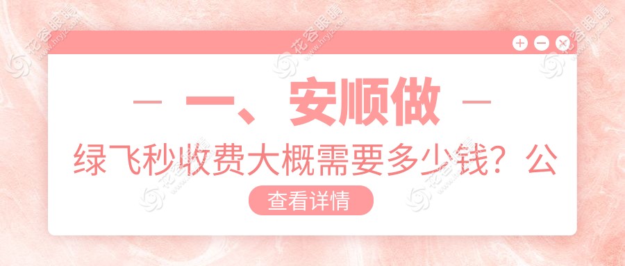 揭秘安順綠飛秒近視矯正，3D飛秒技術(shù)如何重塑清晰視界，費(fèi)用全解析