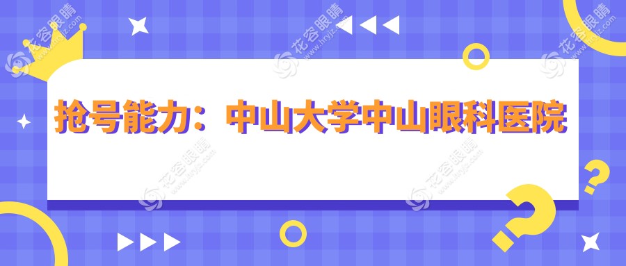 搶號(hào)能力：中山大學(xué)中山眼科醫(yī)院