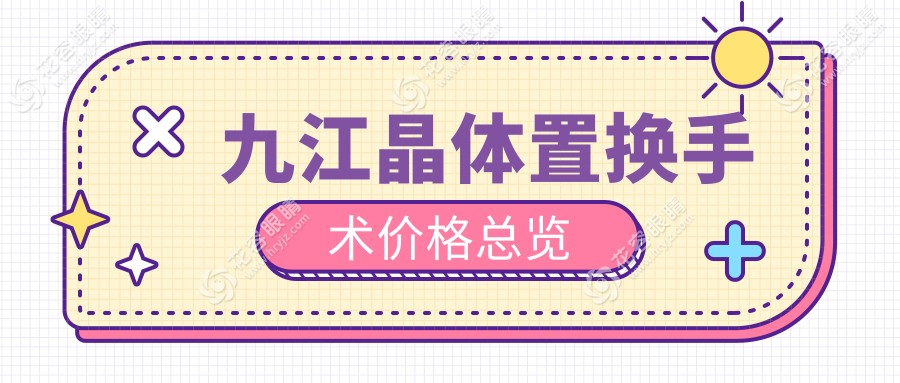 九江全激光與全飛秒晶體置換手術(shù)價(jià)格深度解析：專業(yè)眼科醫(yī)院推薦指南