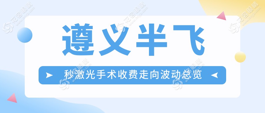 遵义半飞秒激光手术收费走向波动总览