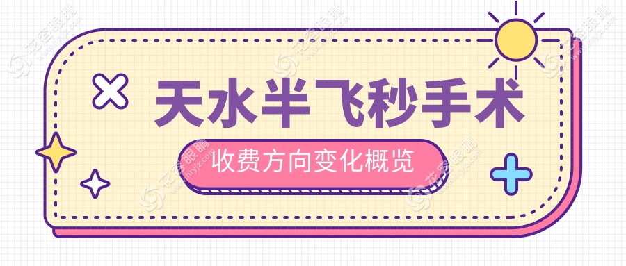 天水半飞秒手术收费方向变化概览