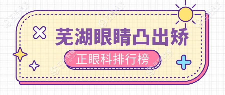 蕪湖眼睛凸出矯正哪家強(qiáng)？排名前醫(yī)院推薦及8000元矯正價格全解析