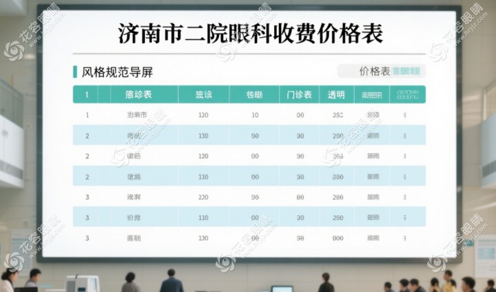 濟南市二院眼科收費價格表全解析：白內障/近視手術費用+醫(yī)生推薦