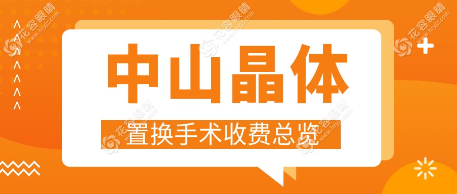 中山晶體置換手術收費總覽