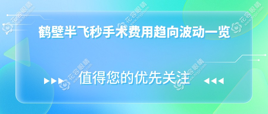 鹤壁半飞秒手术费用趋向波动一览