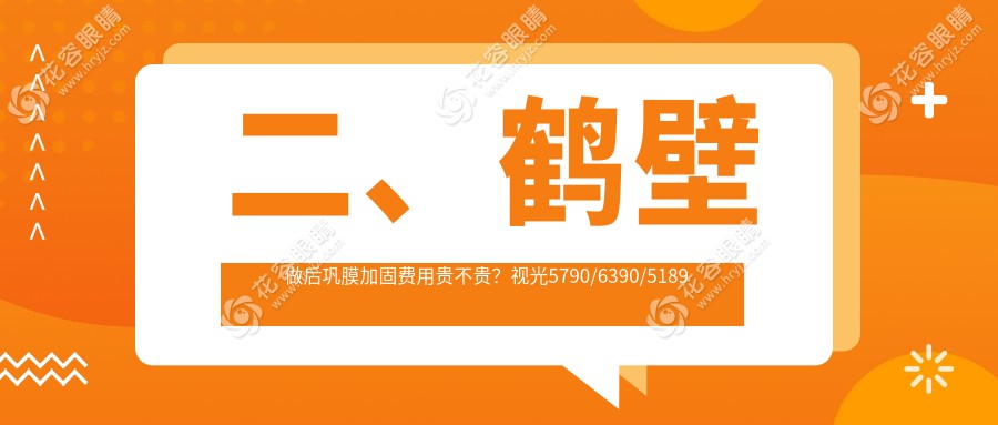 二、鶴壁做后鞏膜加固費用貴不貴？視光5790/6390/5189