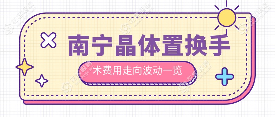 南寧晶體置換手術(shù)費(fèi)用走向波動(dòng)一覽