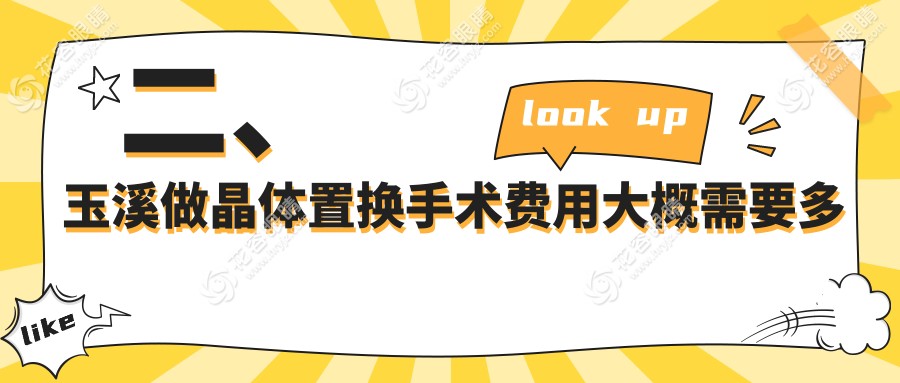 二、玉溪做晶体置换手术费用大概需要多少钱？艾维1880、1980、2359