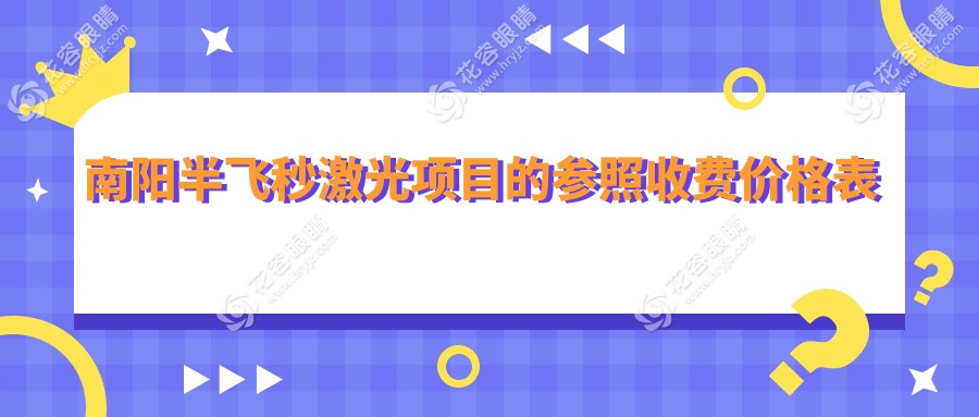 南陽半飛秒激光手術(shù)全解析：價格表&醫(yī)院地址一手掌握，讓你明明白白做選擇