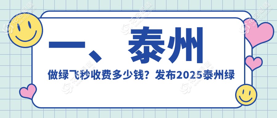 泰州绿飞秒与3D飞秒激光手术价格大揭秘！绿飞秒16800元VS3D飞秒13800元，选对不踩雷眼部护理第一步眼部健康不容忽视！