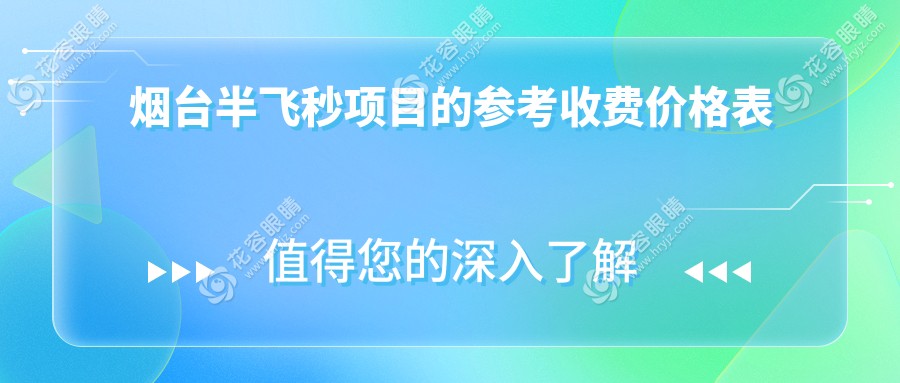 烟台半飞秒激光近视手术价格揭秘：全飞秒10800元，哪种更值得选择？