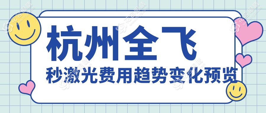 杭州全飞秒激光费用趋势变化预览
