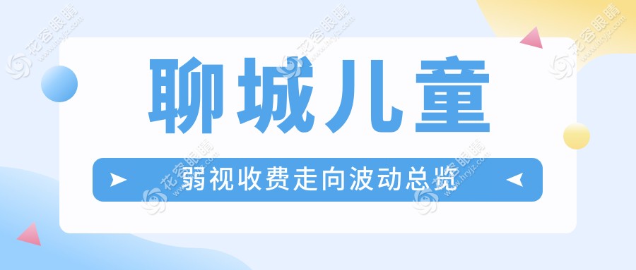 聊城儿童弱视收费走向波动总览