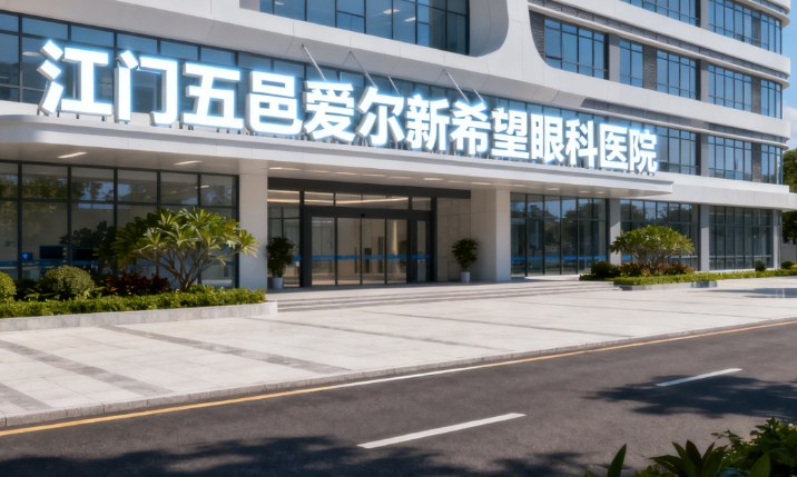 江门五邑爱尔新希望眼科医院地址电话：蓬江区港口一路190号，公交直达看诊不迷路