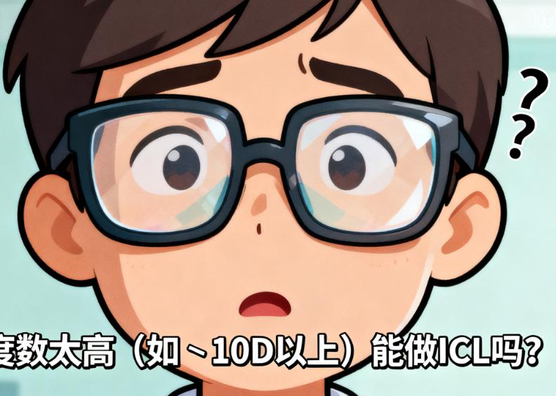 我的度数太高了(如‐10D以上)兰州爱尔眼科适合做ICL吗?适合!需做姚慧医生说的6项眼部指标评估