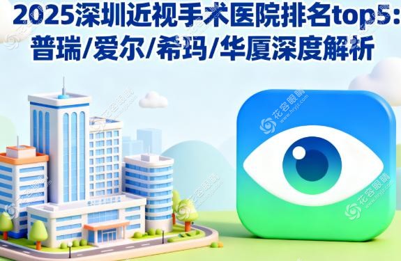 2025深圳近视手术医院排名top4:普瑞/爱尔/希玛/华厦深度解析